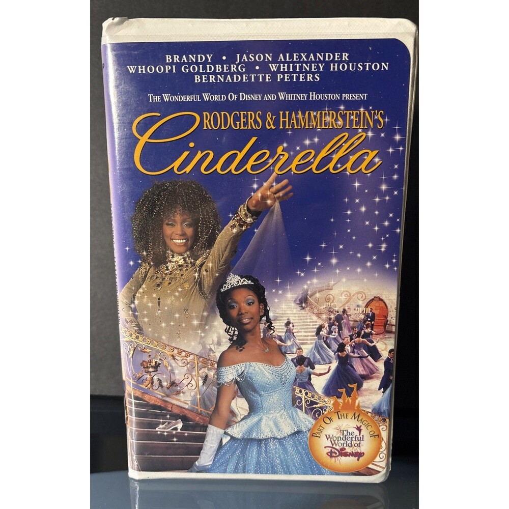 Rodgers & Hammerstein's Cinderella VHS Disney Video Tape Clamshella